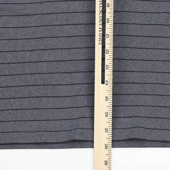 Attack Life By Greg Norman Mens Golf Polo Shirt Gray Striped Play Dry S New - Picture 5 of 12